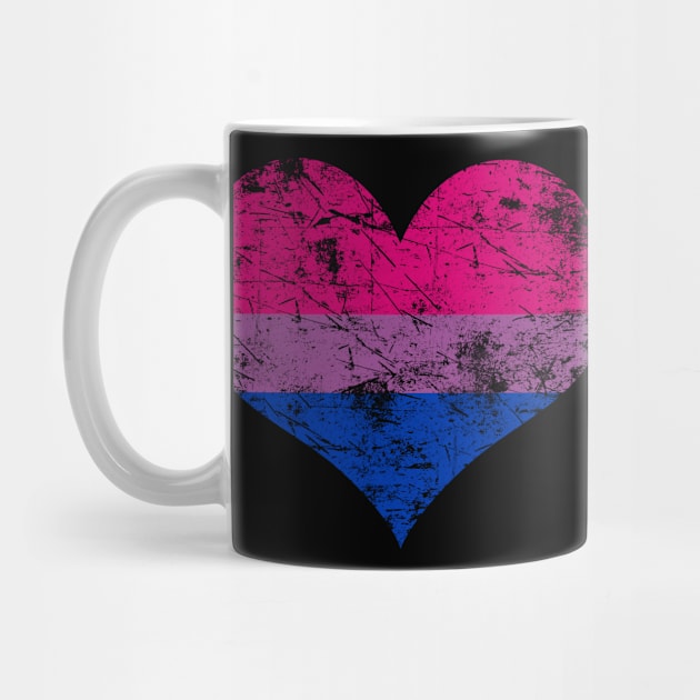 Bisexual Pride Heart Flag by BrightGift